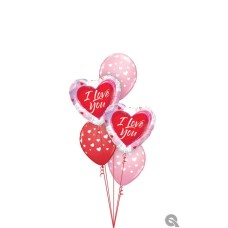 Bukiet 1682 For your favorite sweetheart! Qualatex #24735-2 85713-3